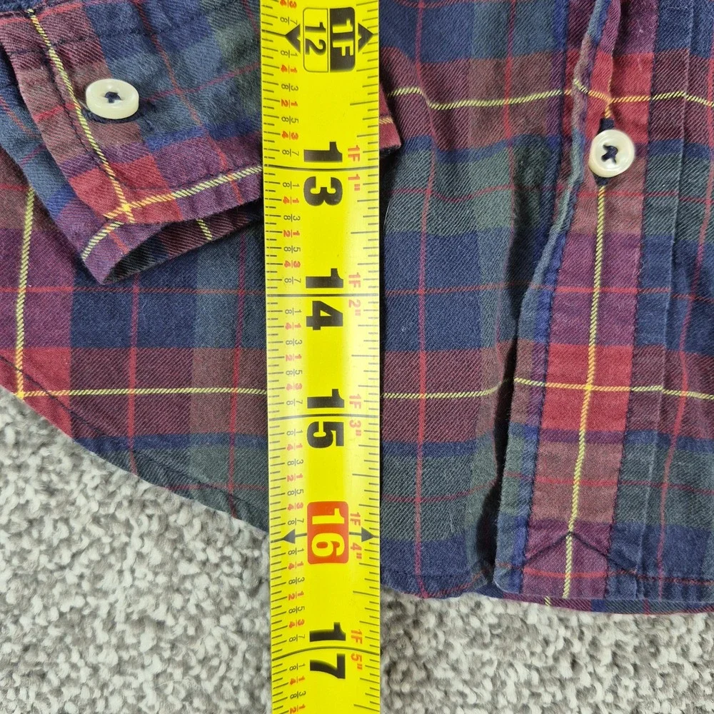 Ralph Lauren Plaid Shirt Toddler Boys 3T Cotton Long Sleeve Button Down